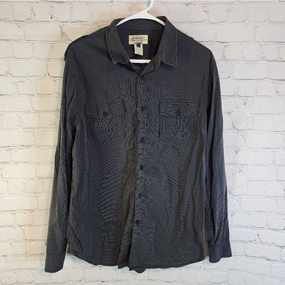 Men's American Rag longsleeve button-down shirt, size Large